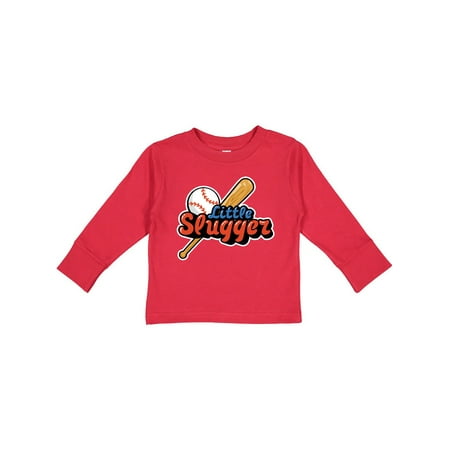 

Inktastic Little Slugger Gift Toddler Boy or Toddler Girl Long Sleeve T-Shirt