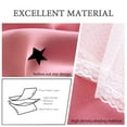 thumbnail image 4 of 2 Panel Star Curtains Hollow Out Blackout Curtains for Kids Room 52in Double Layer Star Cut Out Window Decor, 4 of 14
