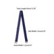 thumbnail image 3 of Tirantes de sujetador para mujeres INSPIRE CHIC, 2 pares, ancho de 10/12/15/18/20 mm, tirantes elásticos ajustables, color azul marino-puro-10 mm, 3 of 5