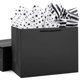 thumbnail image 1 of Bolsas de Regalo OfficeCastle Extra Grandes Negras Paquete de 10 + Papel de Seda, 1 of 7