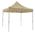 thumbnail image 3 of 10' x 10' Pop up Canopy Tent for Street Market - Beige, 3 of 6
