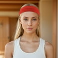 thumbnail image 6 of Unique Bargains Compression Headband Elastic Headband for Sport Red 1 Pc, 6 of 6