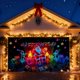 thumbnail image 2 of Banderín luminoso para garaje con luces LED brillantes para fiestas al aire libre y en interiores Cartel doble colgante festivo para fiestas navideñas, celebraciones en iglesias y escuelas, 2 of 5