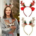 thumbnail image 2 of sdhkgrrt under $5 2Pcs Deer Antler Headband, Christmas Deer Antler Headband,Fabric Reindeer Headband,KidsAdults Christmas Accessories,Christmas Party Decorations,Holiday Photo Props, 2 of 9
