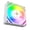 White, variant on 9025 Desktop Fan 90mm ARGB LED Lighting Computer Case Fan With Control, Low Noise