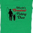 thumbnail image 4 of Inktastic World's Greatest Fishing Duo Boys or Girls Baby Bodysuit, 4 of 5