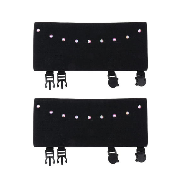 yotijay Skate Boot Covers Elastic Ice Skating Boot Covers Skate Cover for Black Size M