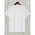 thumbnail image 4 of Men's Paris Letter Print Crew Neck T-Shirt - Breathable, Casual Street Style Short Sleeve Top, Cotton, Ideal for Spring/Summer Vacations, Great Gift Choice, Vacation Apparel | Modern Casual Look, 4 of 7