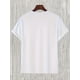 thumbnail image 4 of Men's Paris Letter Print Crew Neck T-Shirt - Breathable, Casual Street Style Short Sleeve Top, Cotton, Ideal for Spring/Summer Vacations, Great Gift Choice, Vacation Apparel | Modern Casual Look, 4 of 7