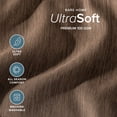 thumbnail image 5 of Bare Home Premium 1800 Collection 5-Piece Bed Sheet Set, Split King, Heathered Taupe, 5 of 10