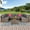 Dark Blonde+Gray, variant on Kinbor Outdoor Wicker Furniture Set 7Pcs Sectional Sofa Patio Conversation Sofa Set with Turquoise Cushion