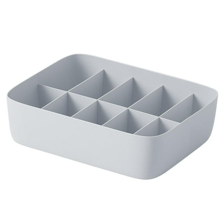 

Younar Sock Drawer Organizer | 10 Compartment Closet Storage Bin | Storage Organizers With Cover For Scarves Socks Ties Bras And Underwear Dress Drawer Organizer Box