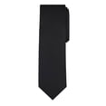 thumbnail image 4 of Jacob Alexander Men's Extra Long Solid Color Tie - Black, 4 of 8