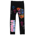 thumbnail image 2 of GFTD LA Los Angeles Men's Lonzo Skinny Fit Painted Skull Embellished Cross Jeans (30, Black), 2 of 3