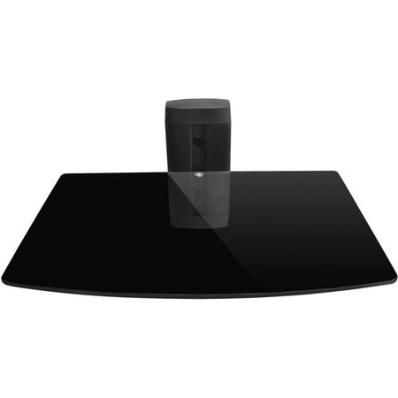 Video Game Console Shelf ONN Adjustable Shelf for DVD Players, Cable Boxes/Receivers, and Gaming Consoles with HDMI Cable (UL Certified) ()