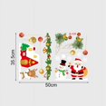 thumbnail image 3 of Pegatinas navideñas para ventana, adorno de Papá Noel, Pvc, muñeco de nieve, alce, carteles, pasta para ventana, decoración de Año Nuevo 2024, 3 of 4