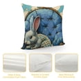 thumbnail image 4 of Qinduosi Easter Pillow Covers Set of  Easter Decorations for Farmhouse Spring Home Decor Easter Decorative Throw Pillows Buffalo Plaid Gnome Rabbit Bunny Eggs Throw Pillow Cover, 4 of 5