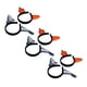 thumbnail image 4 of 6 uds Diadema de Pez para Niños Diademas de Fiesta de Animales Diademas de Zanahoria Banda para el Pelo de Pez de Peluche Otros, 4 of 8
