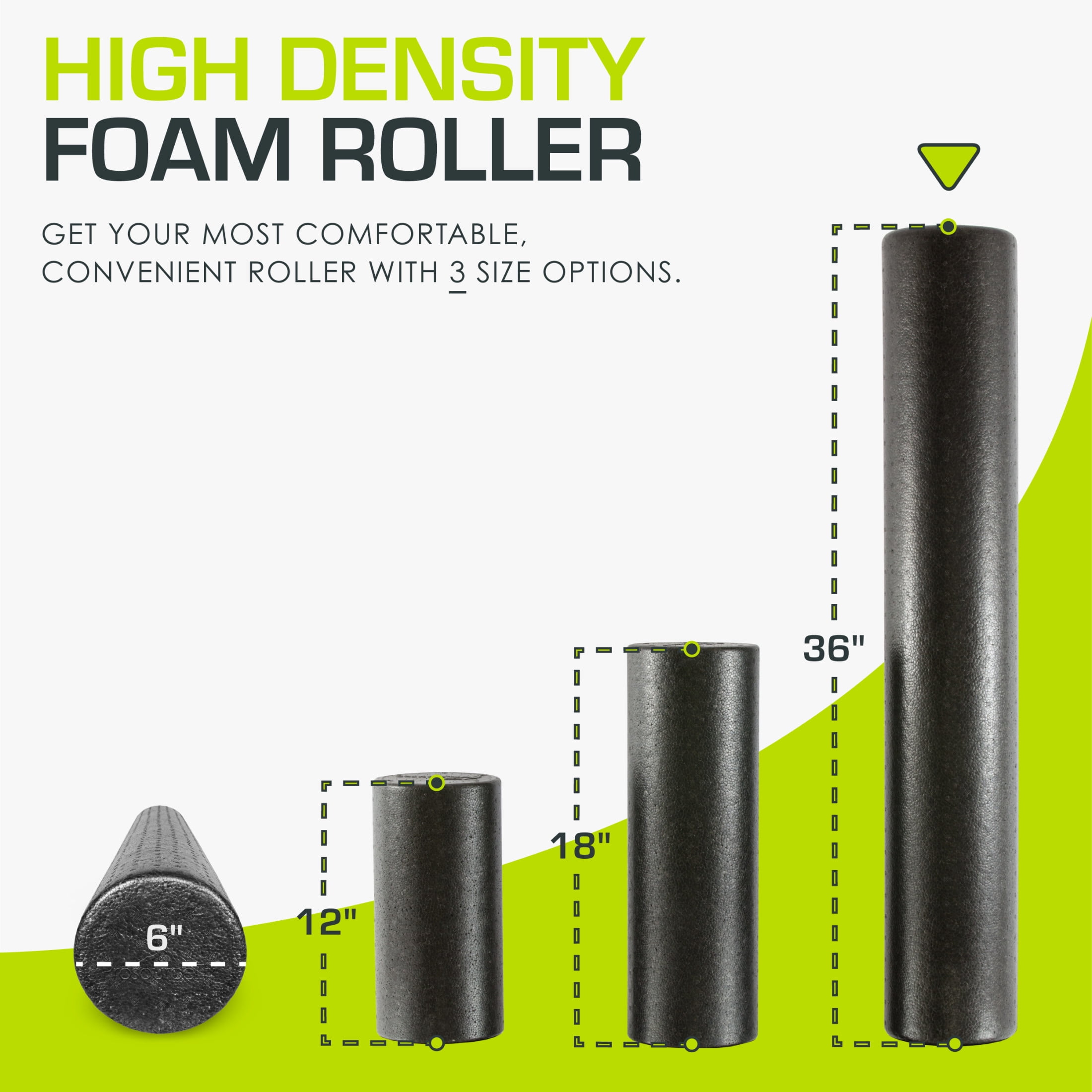 Reodoeer Foam Roller Black 黒 Amazon.com : Black High Density Foam Rollers - Extra Firm