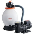 thumbnail image 1 of Sand Filter Above Ground with 1 HP Pool Pump 3500 GPH Flow 16" 6-Way Valve, 1 of 9