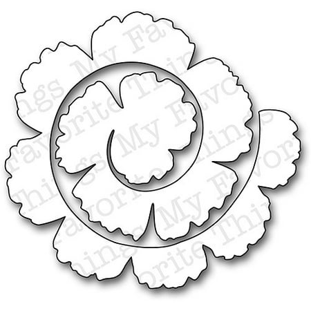 My Favorite Things 3.5-Inch Die-Namics Die, Large, Royal Rose Multi-Colored