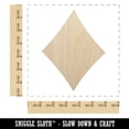 thumbnail image 2 of Card Suit Diamonds Wood Shape Unfinished Piece Cutout Craft DIY Projects - 6.25 Inch Size - 1/8 Inch Thick, 2 of 7