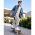 thumbnail image 5 of 3 Pack Boys' Cotton Fleece Joggers Sweatpants Athletic Pants Pockets Kids, 5 of 5