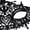 Black Arrow, variant on REGALWOVEN 6-Pack Masquerade Mask,Lace Eye Mask Set for Halloween, Carnival, Prom Ball, Costume Party Bulk Black Wolf Head 6.3" x 3.1"