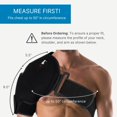 thumbnail image 4 of NatraCure Hot or Cold Therapy Shoulder Ice Pack Wrap, Shoulder Brace for Shoulder Pain Relief - (Heating Pad for Rotator Cuff Injuries, Surgery, Gym Injuries, Baseba, 4 of 8