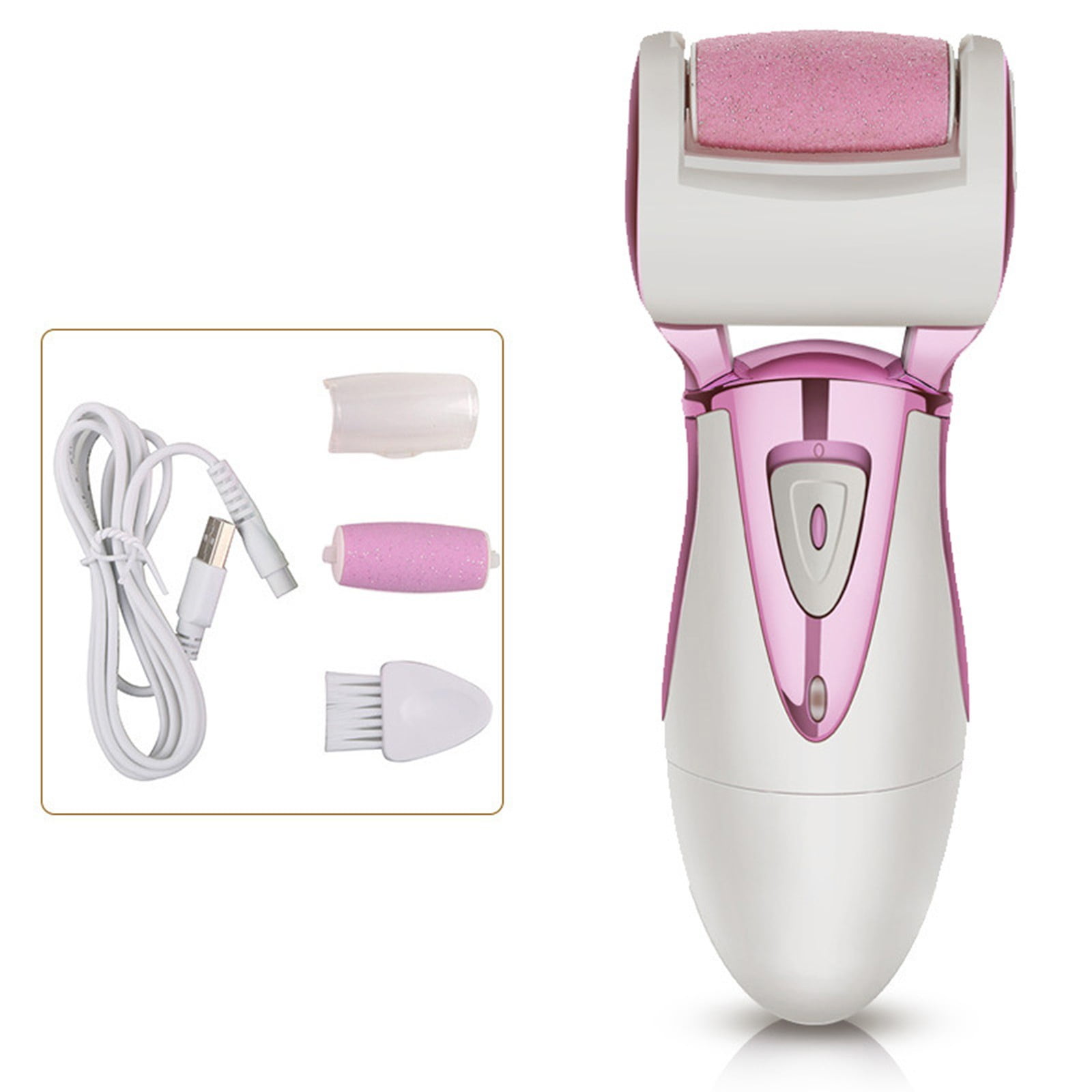 Momihoom Electric Callus Remover: Professional Pedicure Tools Foot Care for Women, Rechargeable Foot Scrubber, Electronic Feet File Pedi Sander Best for Hard Cracked Dry Dead Skin