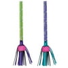 Amscan 330027 Purple & Teal Fringed Blowout - Pack of 96