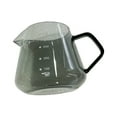 thumbnail image 1 of Glass Coffee Server 600ml Iced Tea Replacement Water Beverage Pour Over Dripper with Scale Household Office Bar Pot Kitchen Drinkware, 1 of 8