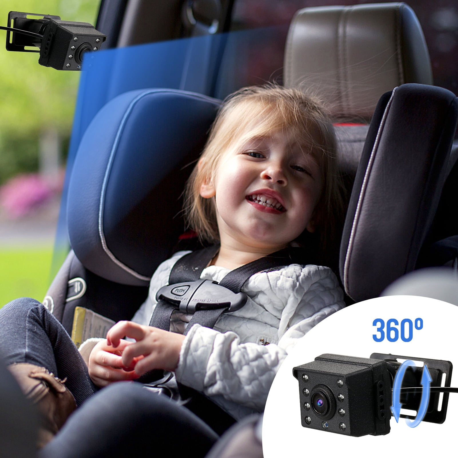 Car Electronics Baby Car Camera 4.3 Monitor Wide View Night Vision