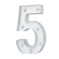 thumbnail image 2 of Romantic 3D 26 Alphabets 0-9 Numbers LED Marquee Sign Wall Hanging Night Light, 2 of 8