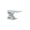 thumbnail image 4 of Global Furniture T1274C, Coffee Table Faux Marble And Stainless Steel, 4 of 5