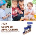 thumbnail image 3 of COMPUKAS Train Station Wooden Train Tracks for Children Interactive Learning 1pc, 3 of 6