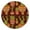Boho C, variant on Boho Cactus Elastic Tablecloth - Waterproof Round Dining Cover with Succulent Design, Snug Fit for 44 Inch Tables, Spill-Proof & Wrinkle-Free Fabric
