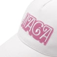 thumbnail image 4 of ACCEHUT Patriotic MAGA Baseball Hat, Cotton Embroidery, Adjustable, White, 4 of 6