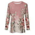 thumbnail image 4 of Holiday Scrubs Tops for Women Wedding Classic Fall T Shirt Short Sleeve Crop Linen, 4 of 5