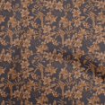 thumbnail image 1 of oneOone Rayon Rust Brown Fabric Asian Floral Sewing Material Print Fabric By The Yard 56 Inch Wide, 1 of 4
