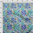 thumbnail image 3 of oneOone Viscose Chiffon Turquoise Green Fabric Abstract Sewing Fabric By The Yard Printed Diy Clothing Sewing Supplies 42 Inch Wide, 3 of 5