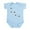 Sky Blue, variant on CafePress - Catchgoatsback Body Suit - Baby Light Bodysuit, Size Newborn - 24 Months