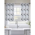 thumbnail image 5 of Easter Rabbit Sheer Curtains 54 Inch Length 2 Panels for Living Room, Cartoon Cute Bunny Sketch on Blue Voile Kitchen Curtain Set, Luxury Privacy Drapes Window Treatment for Bedroom, 5 of 7