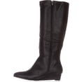 thumbnail image 3 of Womens SC35 Rainne Wedge Mid-Calf Boots, Black, 3 of 6