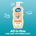 thumbnail image 4 of Dial Kids All in One Hair, Body Wash and Bubble Bath, Peach Scent, 709ml, Hypoallergenic, Tear Free, Pediatric Dermatologist Tested, Free from Silicones, Parabens, Phthalates, 1 bottle, 4 of 9