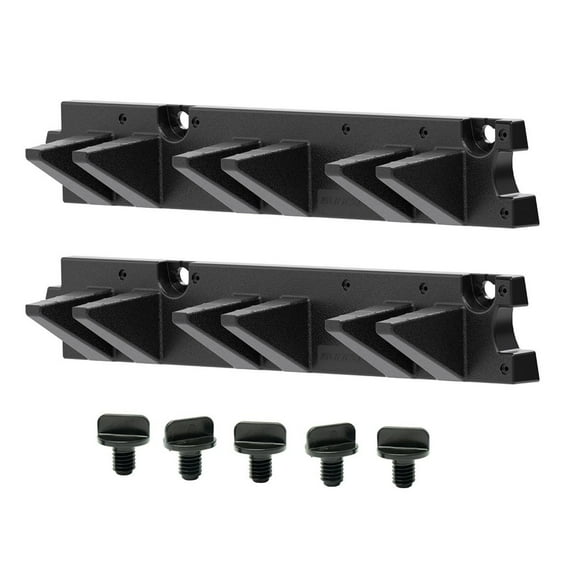 Suncast Wall Mounted Black Resin Tool Hanger 26.10 in
