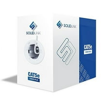 Solidlink Solidlink - Sl600 Cat5E 1000Ft Premium Utp Ethernet Cable 24Awg 1000 Feet Lan Network Wire Electronic_Cable