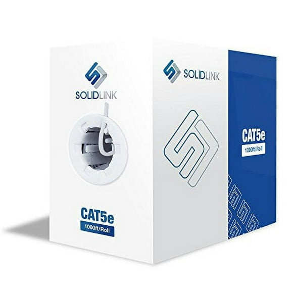 Solidlink Solidlink - Sl600 Cat5E 1000Ft Premium Utp Ethernet Cable 24Awg 1000 Feet Lan Network Wire Electronic_Cable