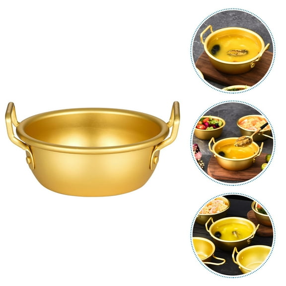 Worgeous Aluminum Rice Bowls Food Bowl Snack Bowl Soup Bowl Korean Style Kimchi Bowl