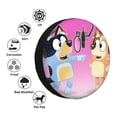 thumbnail image 6 of Lsque Bluey Pattern Tire Covers - Tough Tire Wheel Protector for Truck, SUV, Trailer, Camper, RV - 17 inch, 6 of 7